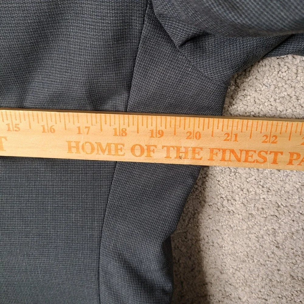 Vintage Evan Picone Jacket Mens‎ 41R Gray 2 Button Blazer Suit Coat USA Made